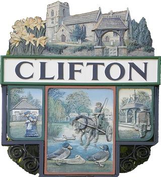 Clifton Village Sign